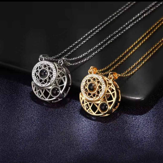 Collares Sol y Luna con 100 Idiomas - 2X1