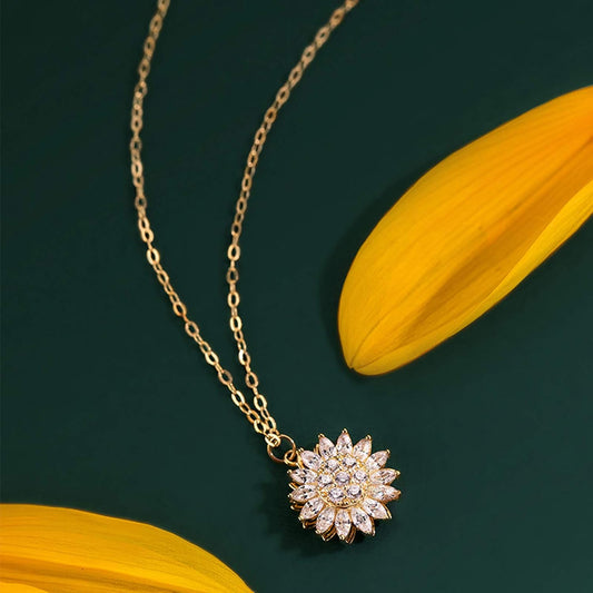 Collar Girasol Giratorio