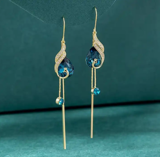 Aretes Zafiro Realce
